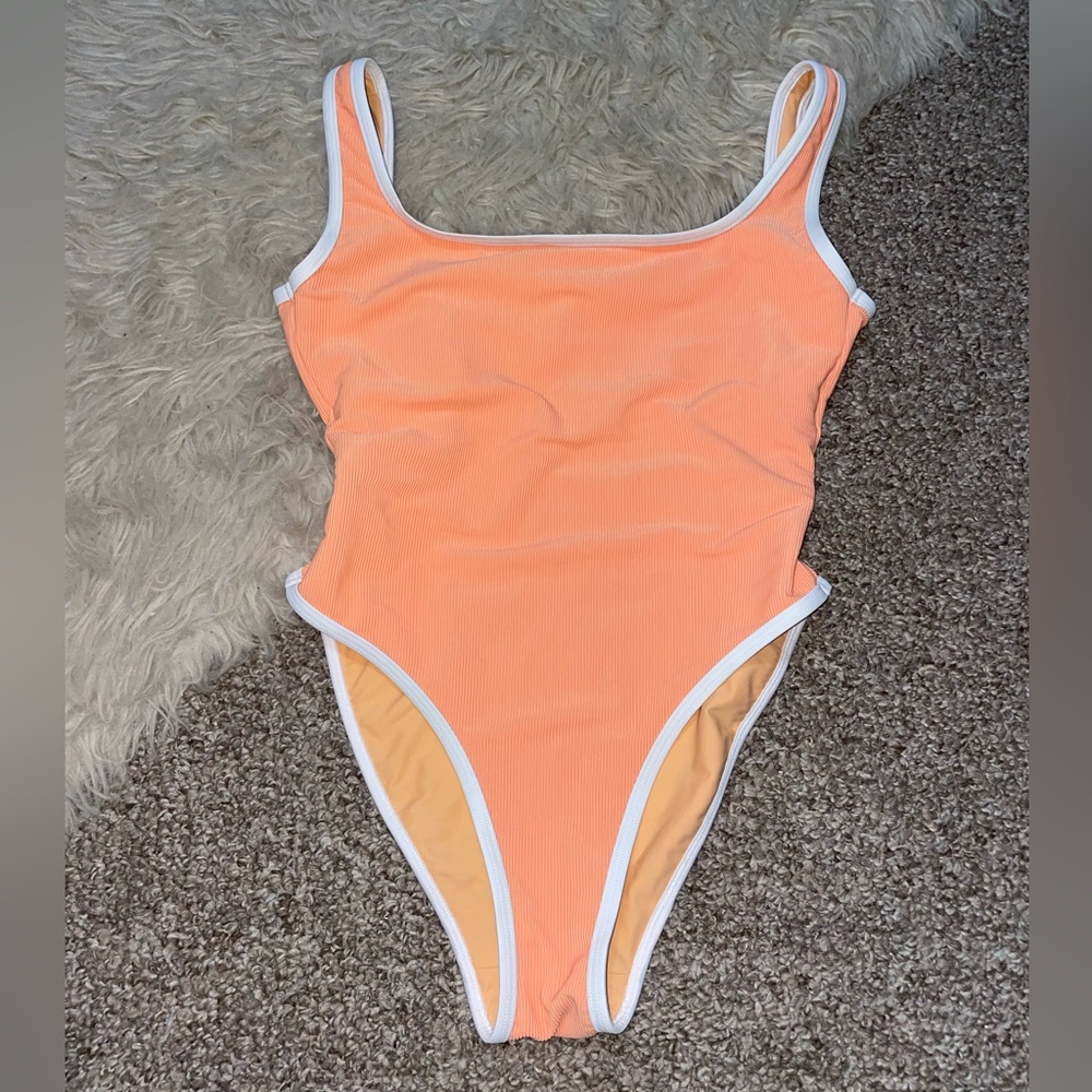 LainSnow Orange One-piece Swimsuit